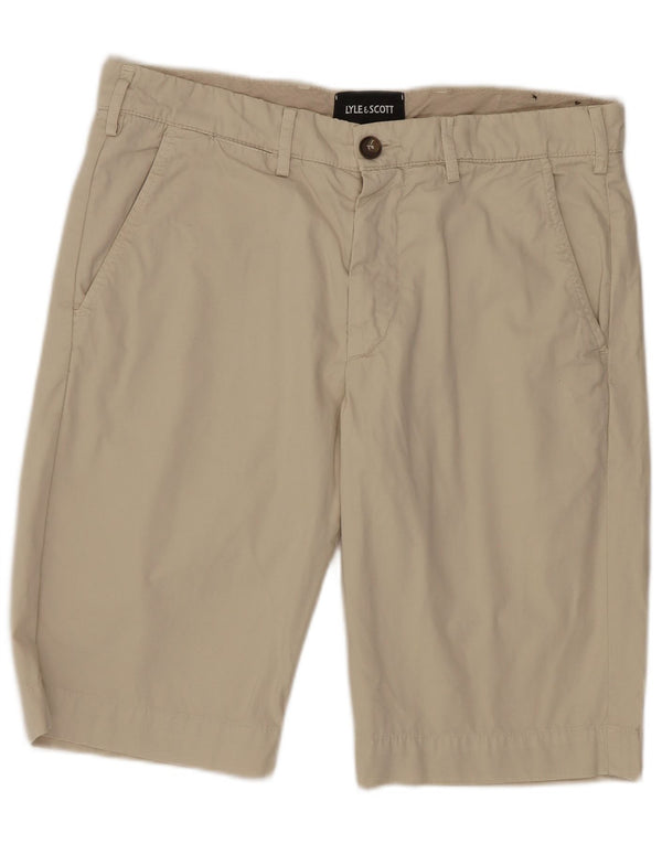 Lyle & Scott Herre Chino Shorts W31 Medium Beige