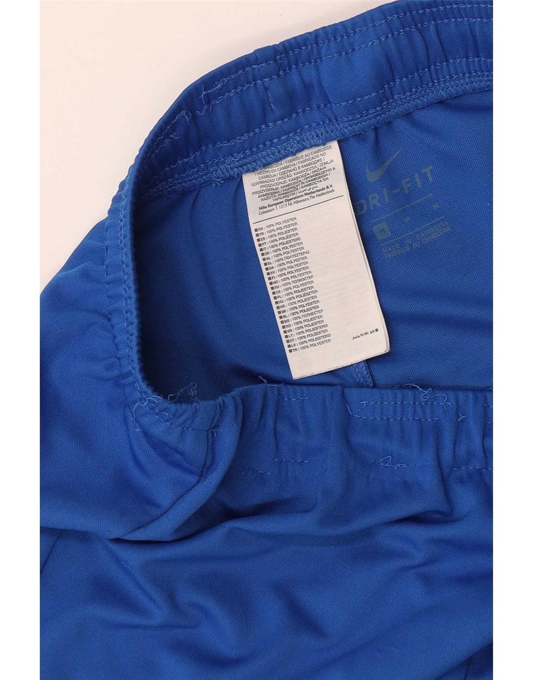Nike Herre Dri Fit sportsshorts mellemblå polyester