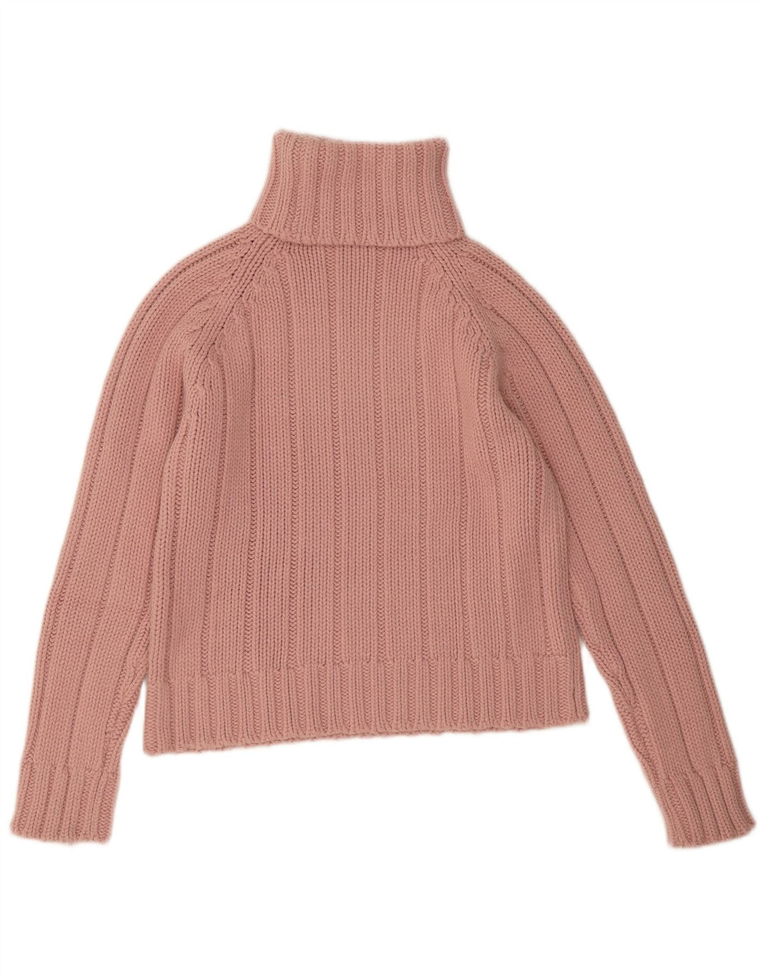 Zara Dame Rullehals Sweater UK 8 Small Pink