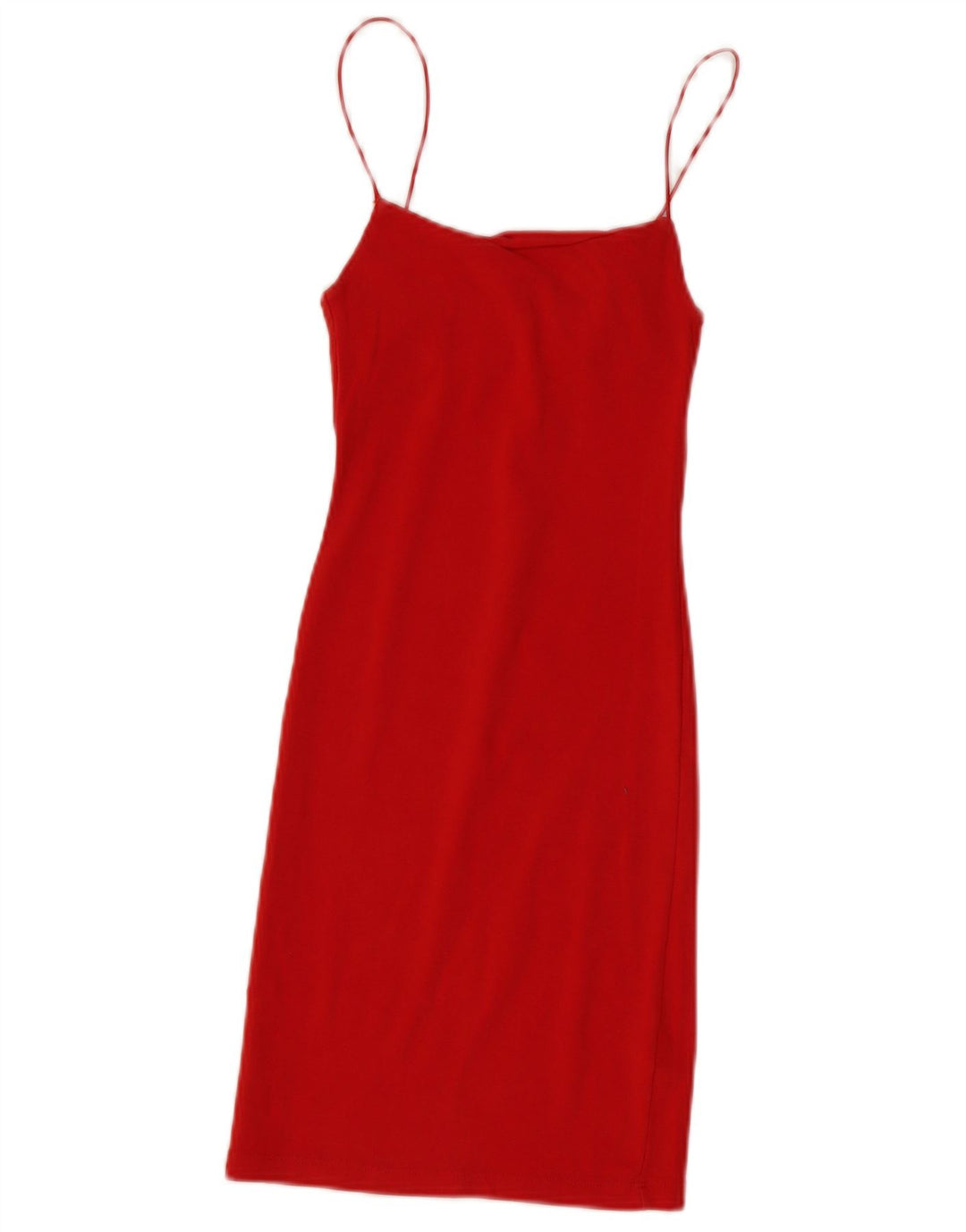 Zara Dame Sundress UK 8 Small Orange Bomuld