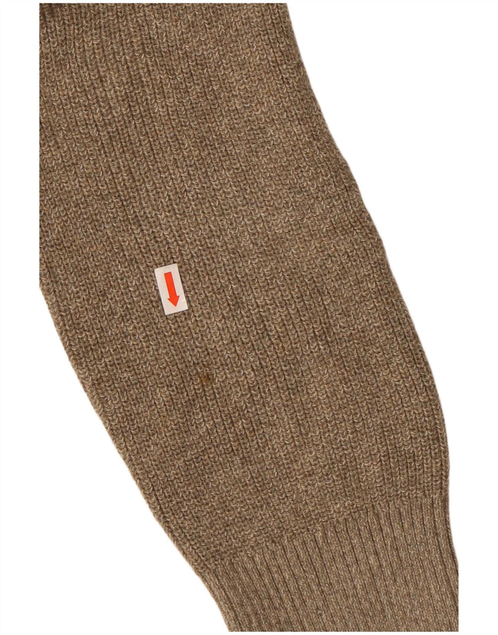 Izod Herre Zip Neck Jumper Sweater Stor Grøn Bomuld