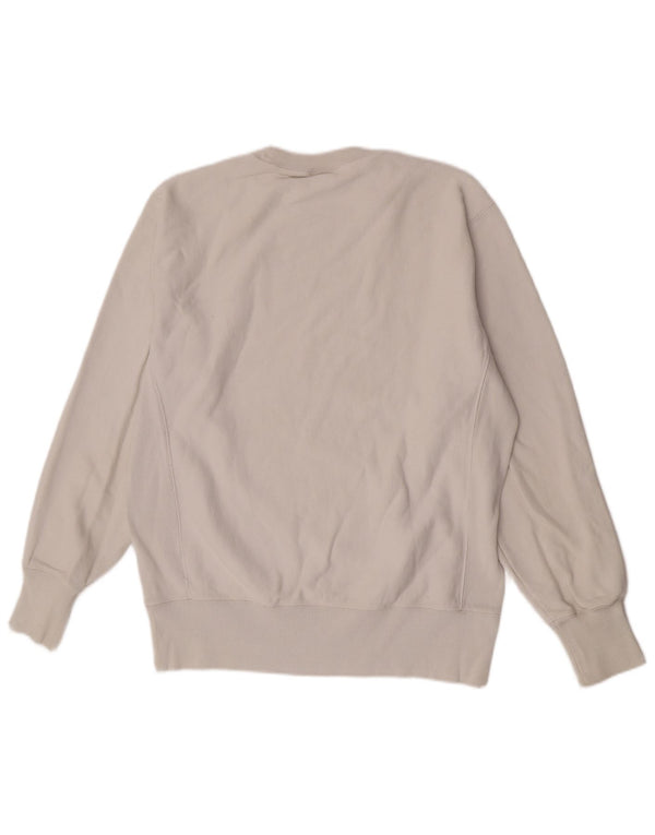 Champion Womens Sweatshirt Jumper UK 20 2XL White Cotton