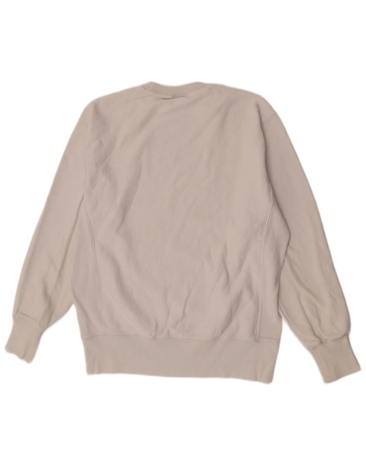 Champion Dame Sweatshirt Jumper UK 20 2XL Hvid Bomuld