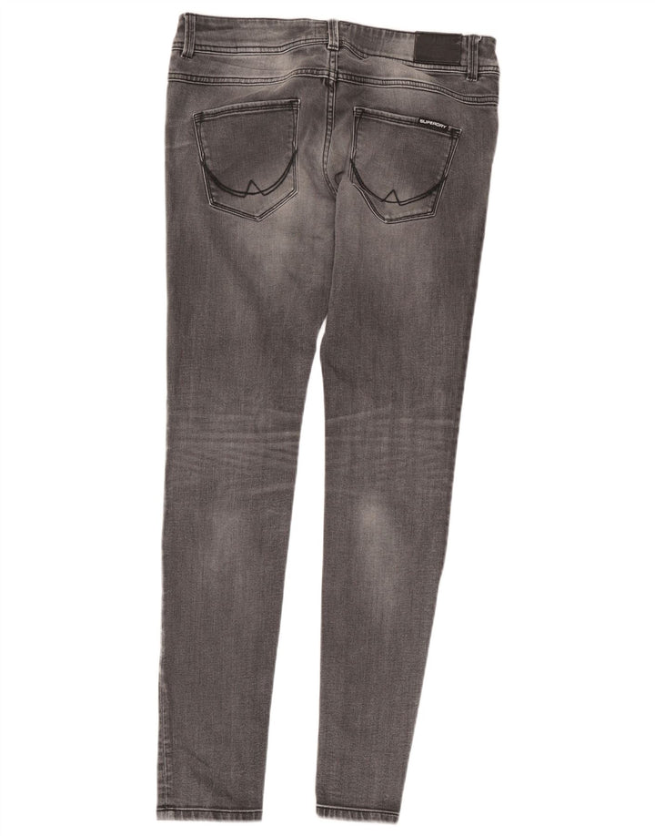 Superdry Skinny Jeans til kvinder W30 L32 Grå bomuld