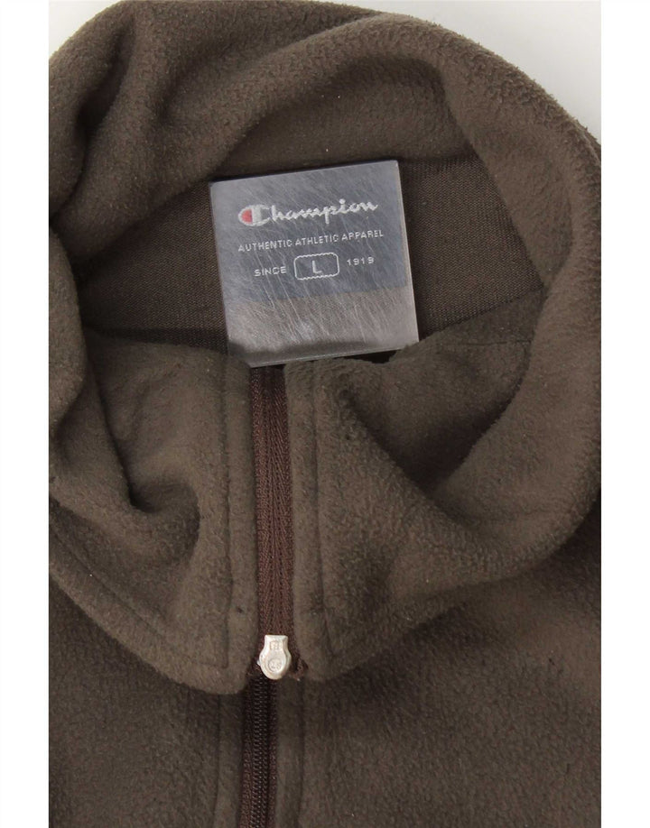 Champion herre lynlås-hals fleece jumper stor grå