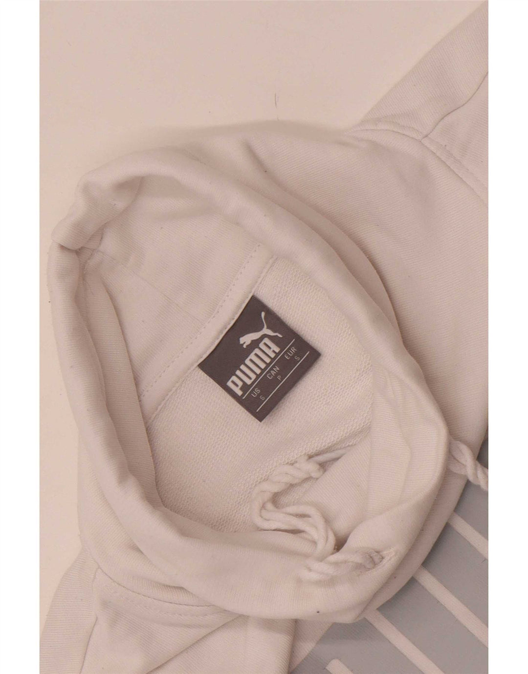 Puma Graphic Sweatshirt Jumper UK 10 Small Grey Colourblock