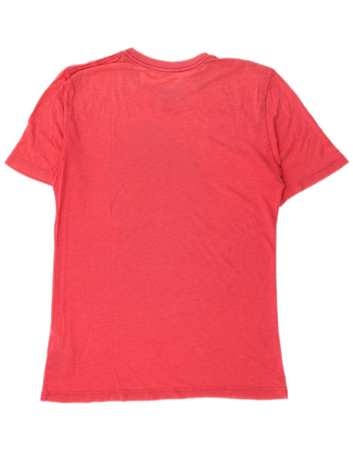 Nike Herre Regular Fit Grafisk T-shirt Top Medium Rød Polyester