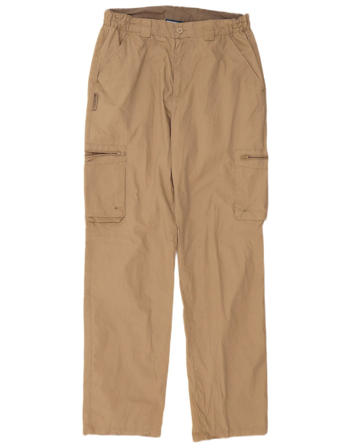 Mountain Warehouse Herre Straight Cargo Bukser W32 L32 Beige Polyester