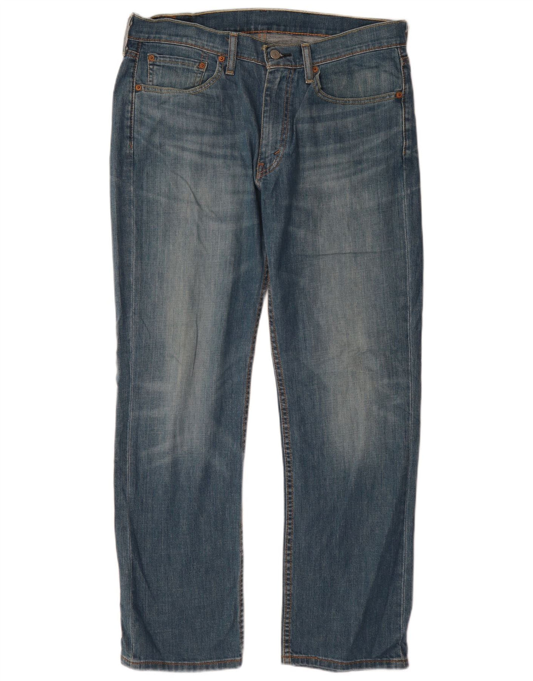 Levi's Herre 514 Straight Jeans W32 L30 Blå Bomuld