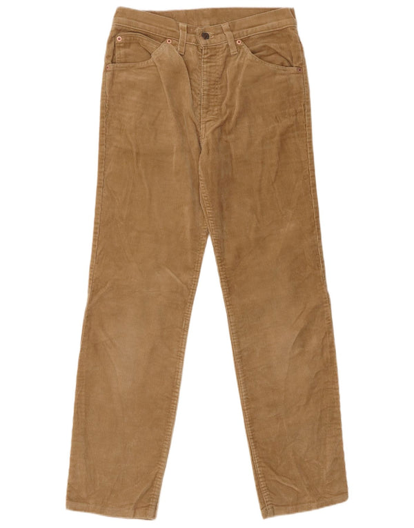 LEVI'S Herre 630 lige fløjlsbukser W31 L29 Beige bomuld