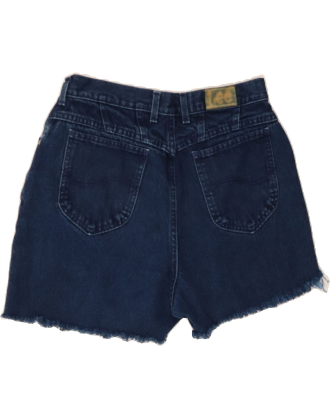 LEE Womens Denim Shorts W30 Medium Navy Blue Cotton Vintage Lee and Second-Hand Lee from Messina Hembry 