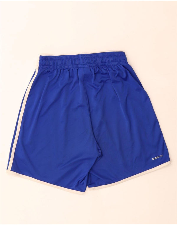 ADIDAS Boys Climalite Sportshorts 9-10 år Små blå polyester