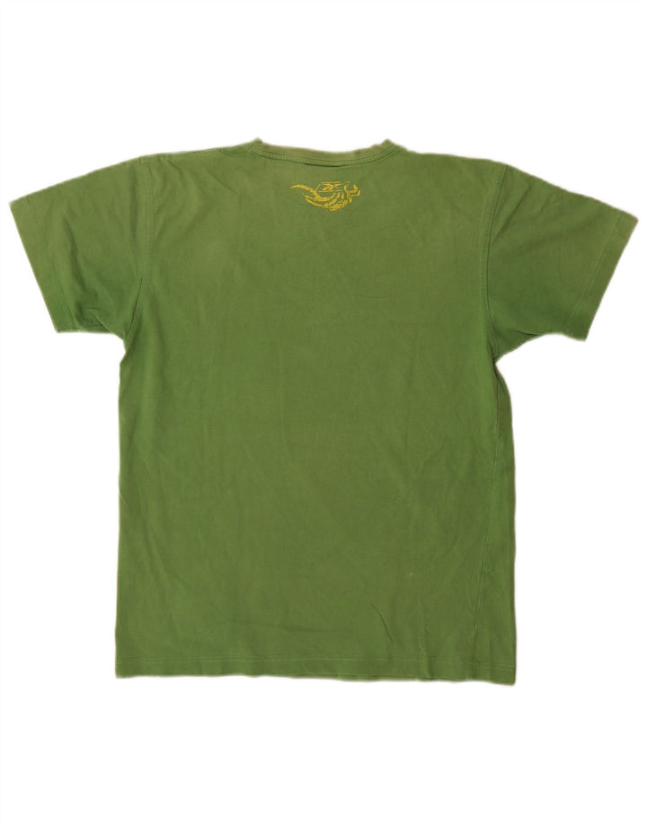 Reebok Herre grafisk T-shirt Top Lille grøn bomuld