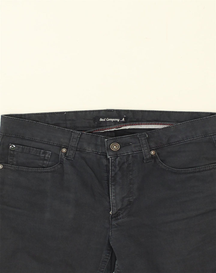 BEST COMPANY Womens Low Waist Slim Jeans W28 L28  Grey Cotton | Vintage Best Company | Thrift | Second-Hand Best Company | Used Clothing | Messina Hembry 
