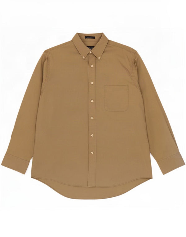 Chaps Herreskjorte str. 17 1/2 XL Khaki Bomuld