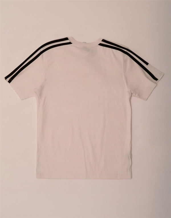 Adidas Herre T-Shirt Top Medium Hvid Bomuld