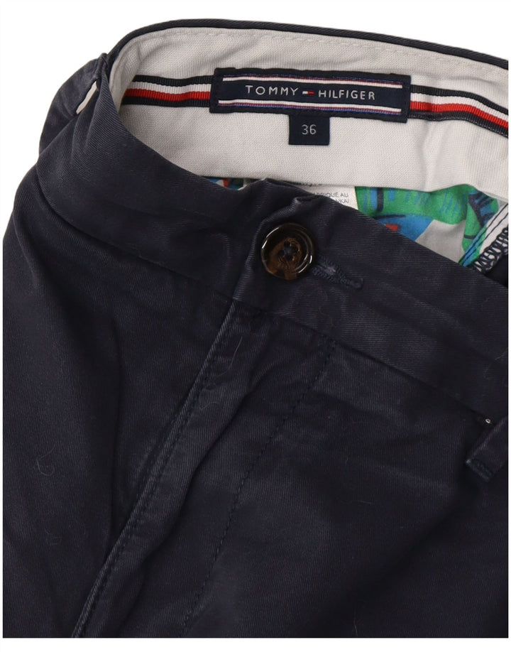 TOMMY HILFIGER Chino Shorts til mænd W36 Large Navy Blue