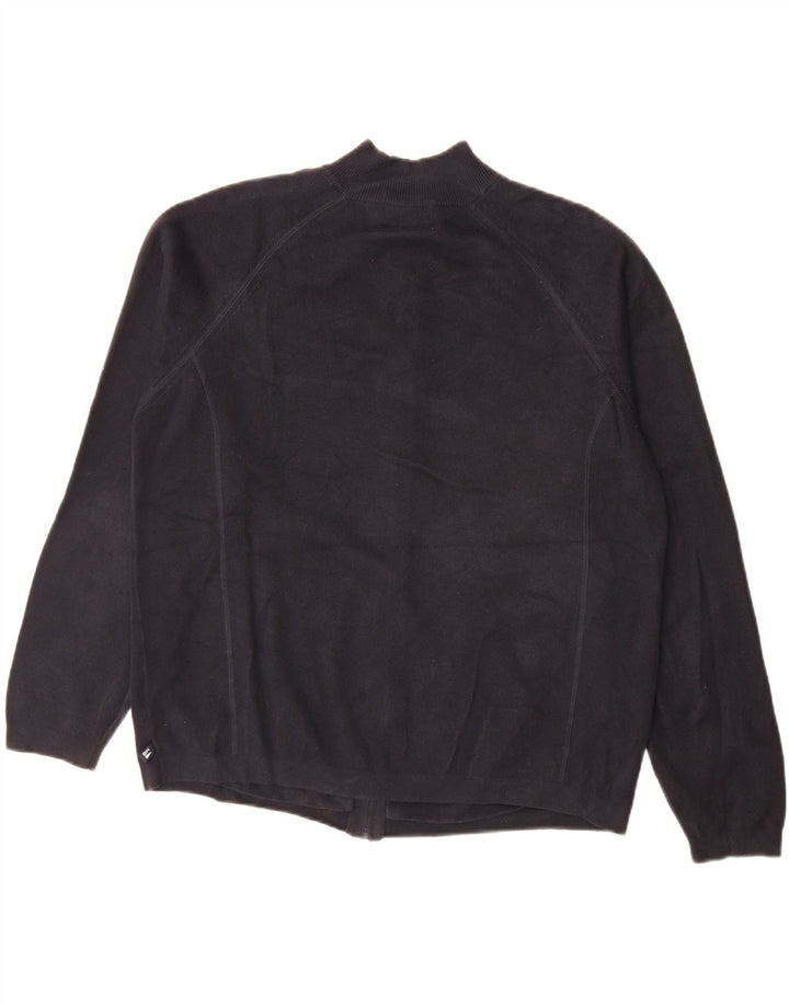 MARKS & SPENCER Herre Blue Harbor Cardigan Sweater XL Navy Blue