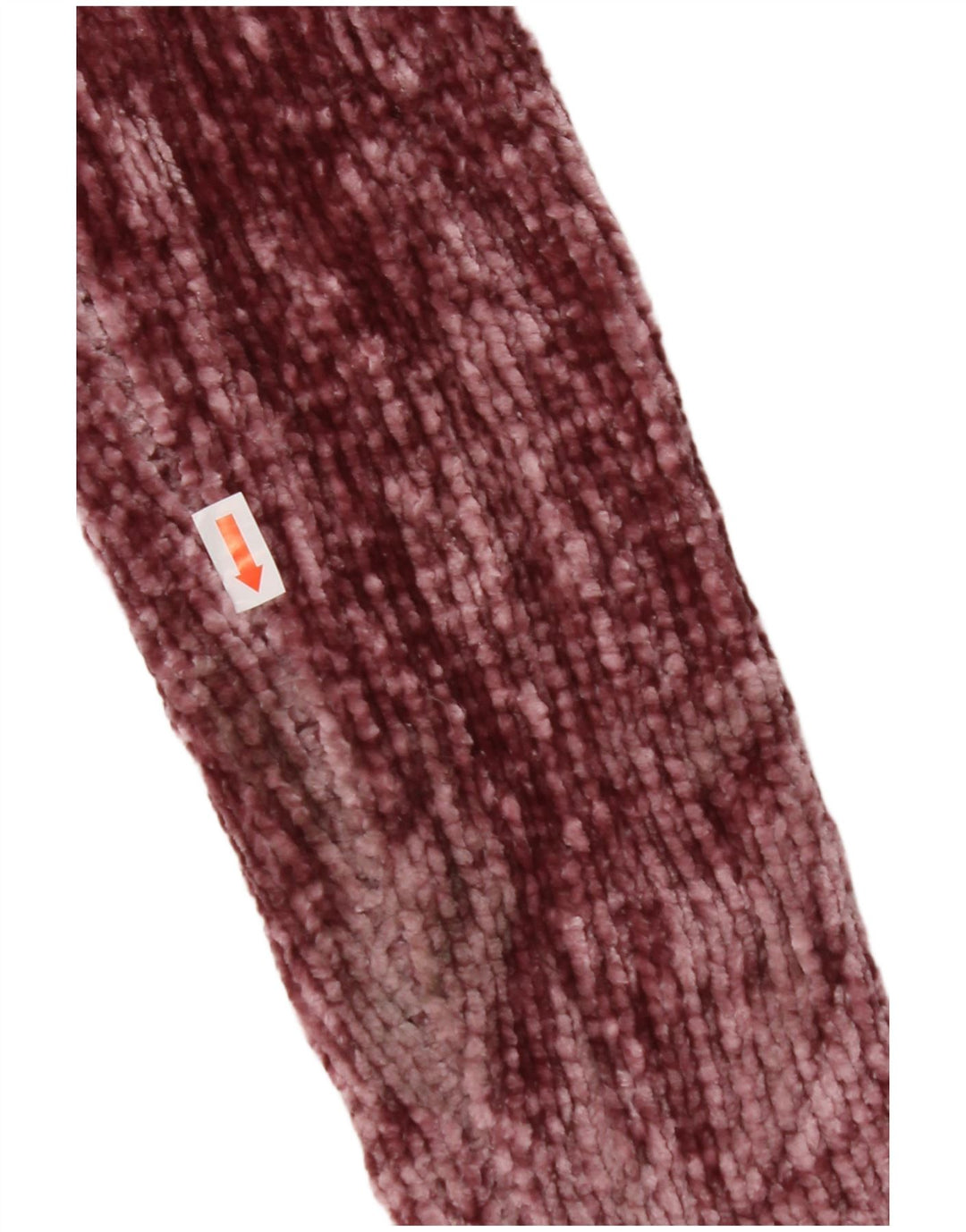 ORVIS Dame V-hals sweater UK 14 Medium Maroon Polyester