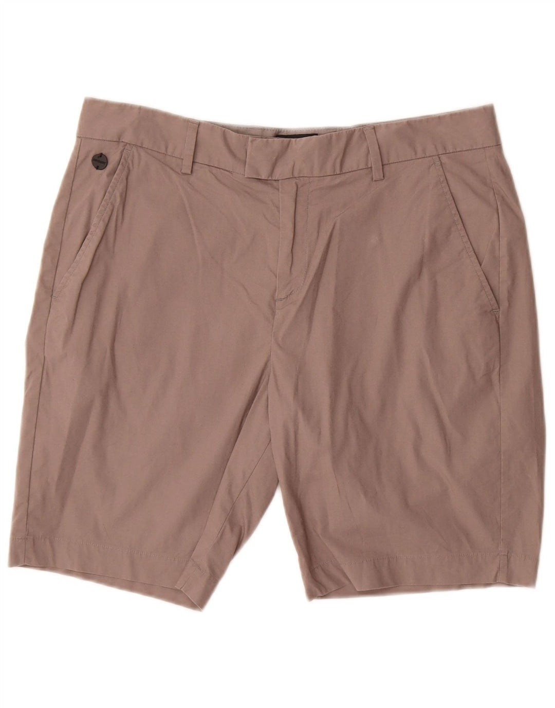 SUPERDRY Chino Shorts til mænd W34 Stor brun bomuld
