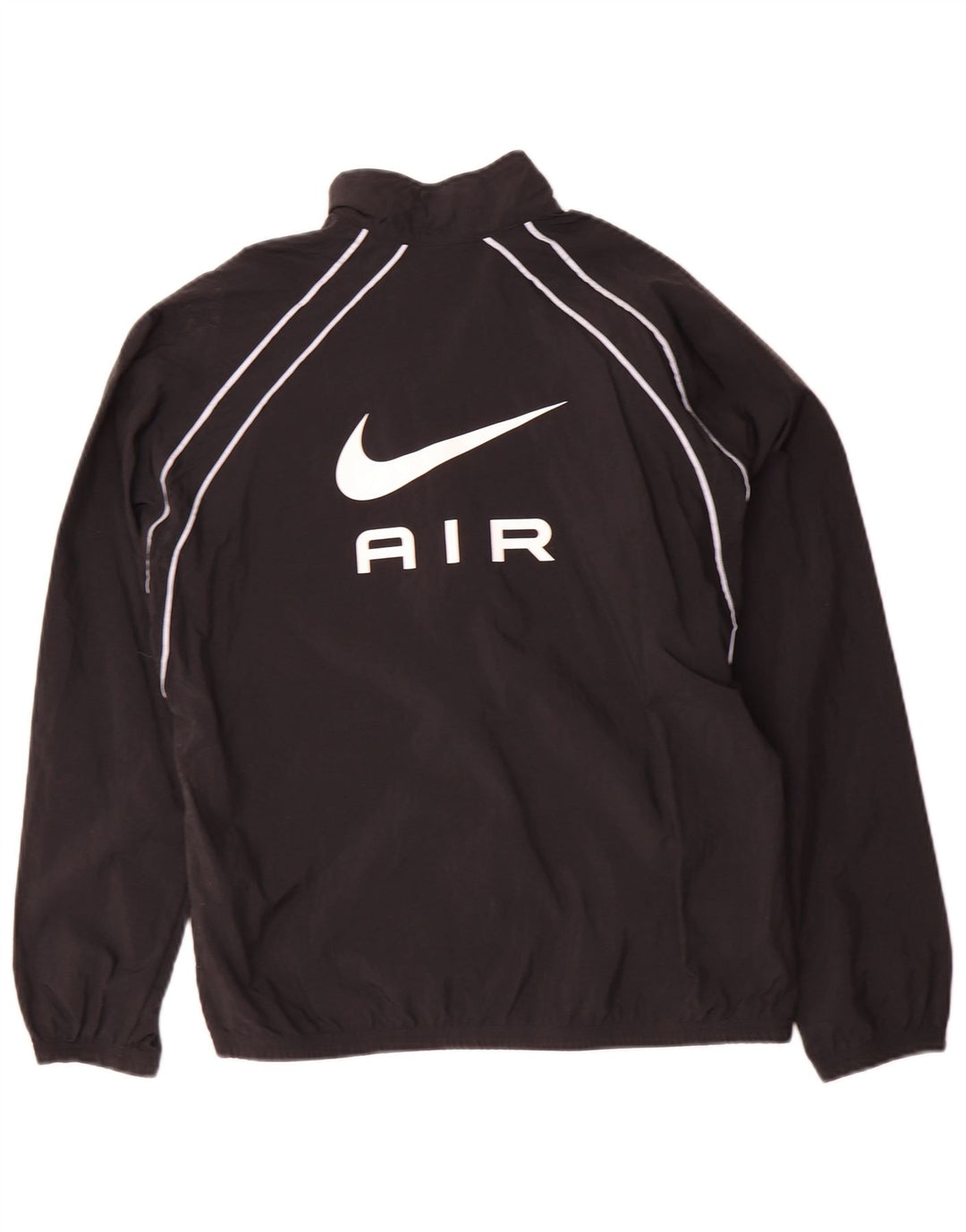 Nike drenge grafisk træningsdragt topjakke 13-14 år XL sort nylon