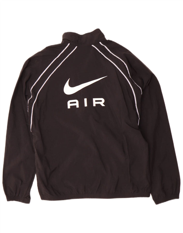 Nike drenge grafisk træningsdragt topjakke 13-14 år XL sort nylon