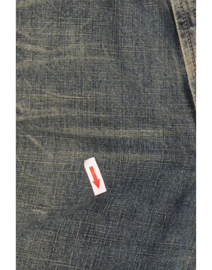 Hugo Boss Straight Jeans til mænd W34 L32 blå bomuld