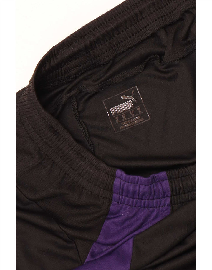 Puma Herre grafiske sportsshorts XL Sort Colourblock