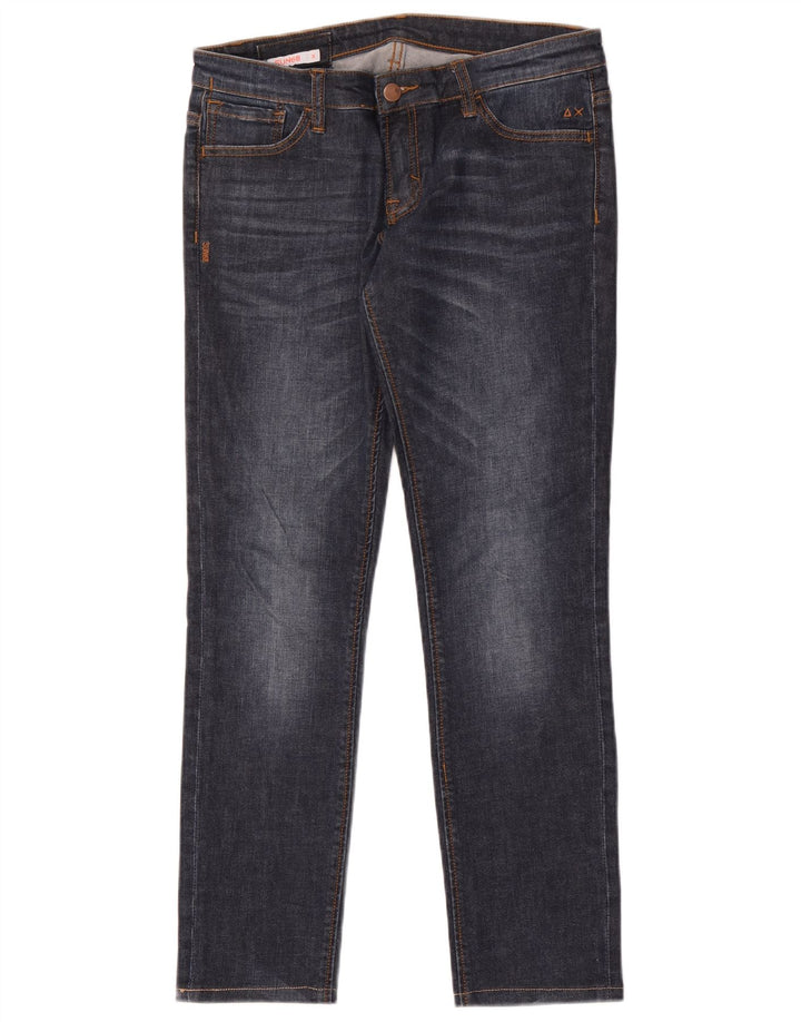 Sun68 Dame Slim Jeans W28 L28 Marineblå Bomuld