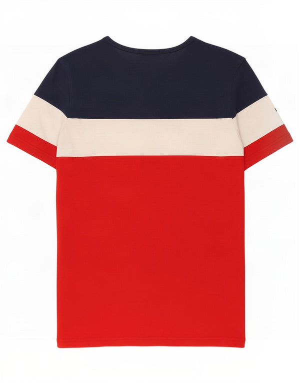 Ellesse Herre T-Shirt Top XL Flerfarvet Colourblock Bomuld