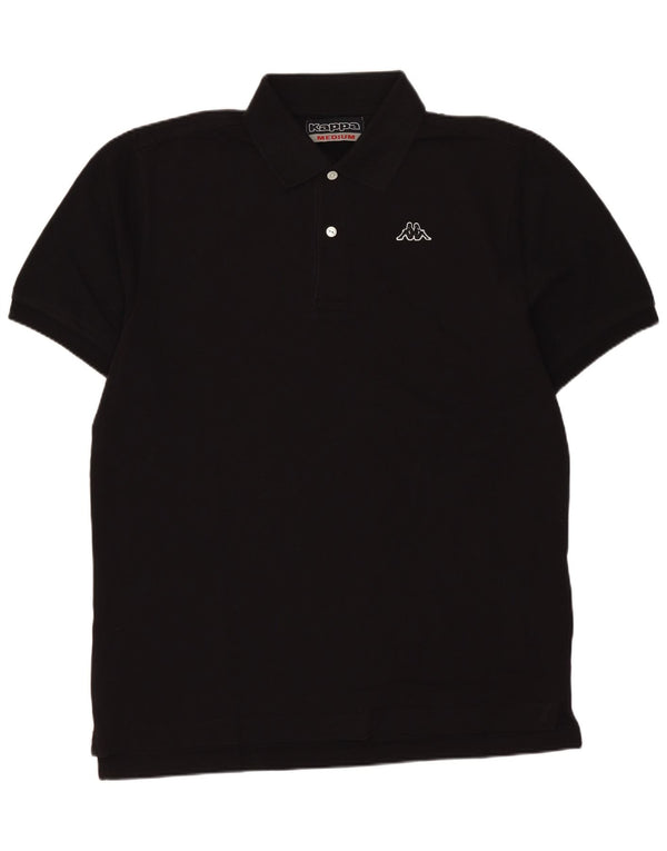 Kappa herre poloshirt Medium sort bomuld