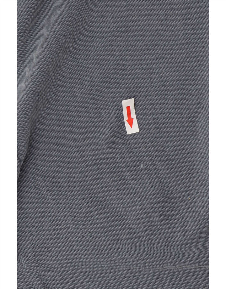 Massimo Dutti Poloshirt til mænd Small Navy Blue Cotton