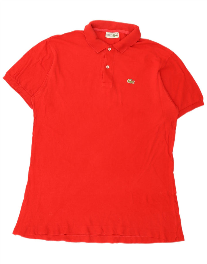 Lacoste Polo Shirt til mænd Str. 7 2XL Rød Bomuld