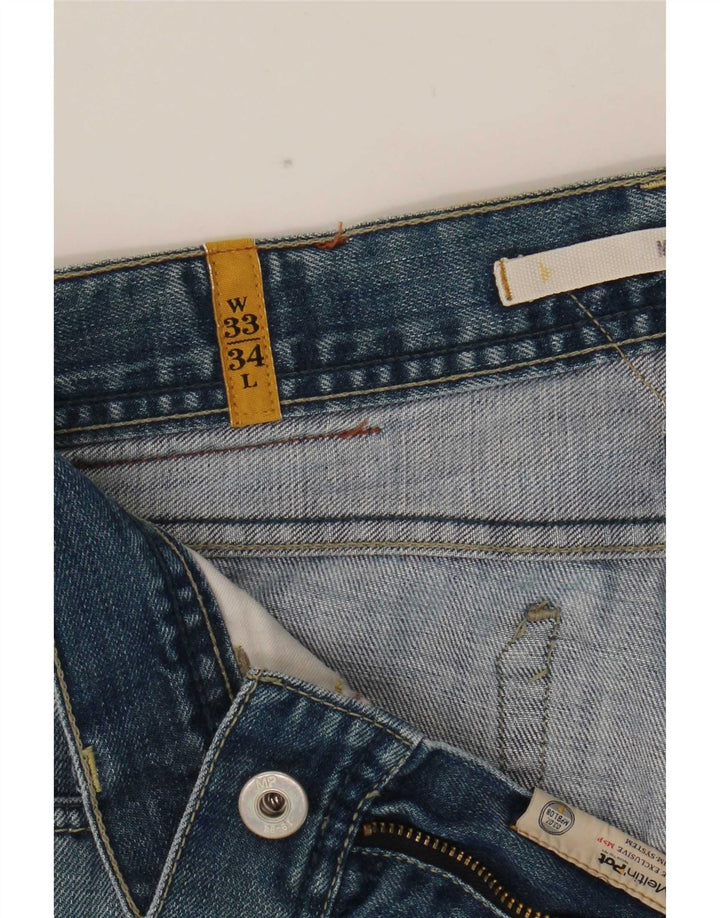 Meltin' Pot Herre Mark Straight Jeans W33 L34 Blå Bomuld