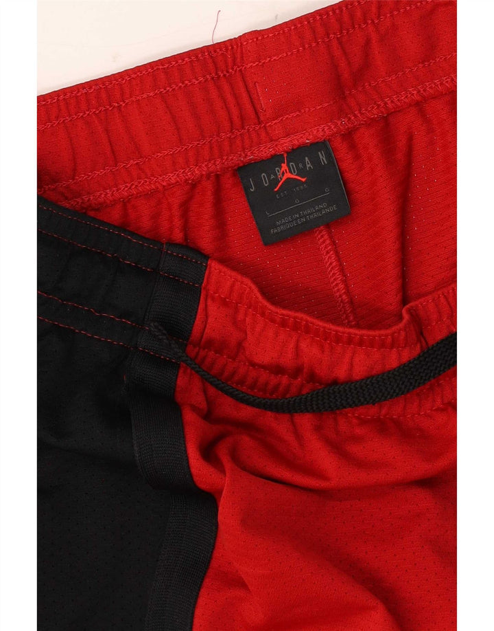 Jordan Sportsshorts til mænd Large Red Colourblock