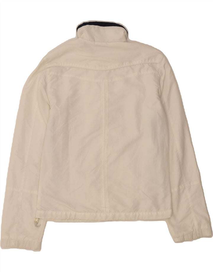DIADORA Womens Tracksuit Top Jacket UK 10 Small White Colourblock Vintage Diadora and Second-Hand Diadora from Messina Hembry 