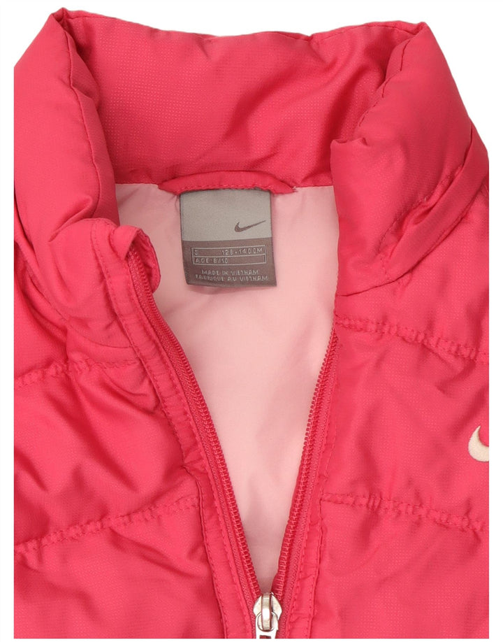 Nike Piger Polstret Gilet 8-9 år Lille Pink