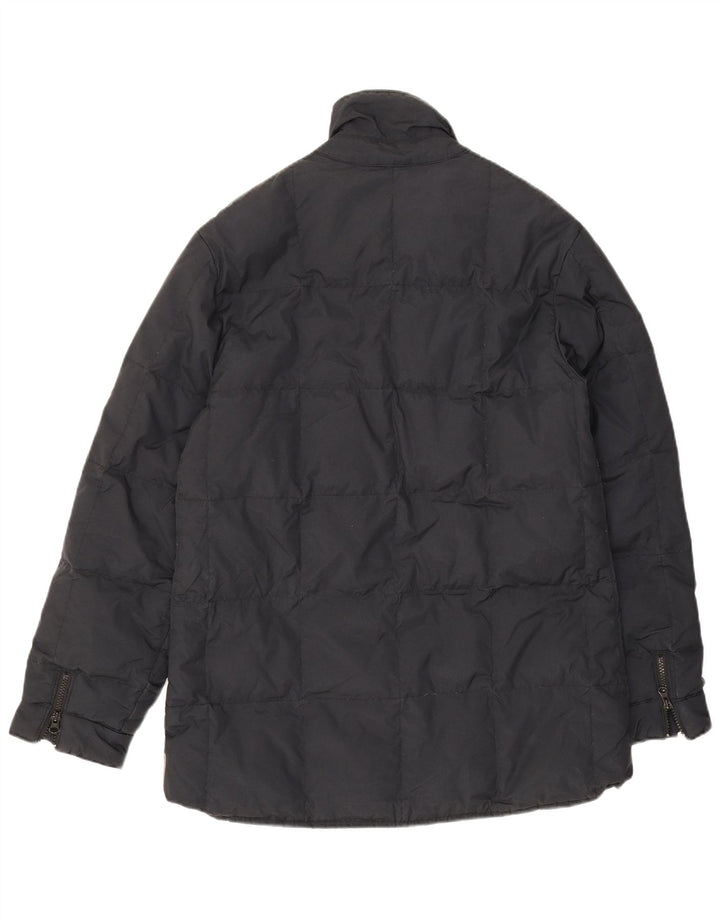 Armani Jeans Polstret jakke til mænd UK 42 XL Sort polyamid