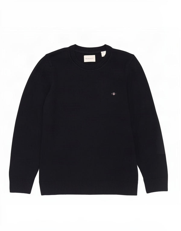 Gant Herre sweater med rund hals XL marineblå bomuld