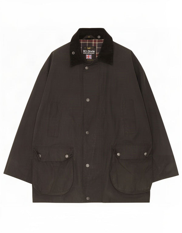 MC Orvis Herre vokset bomuldsjakke UK 42 XL Sort