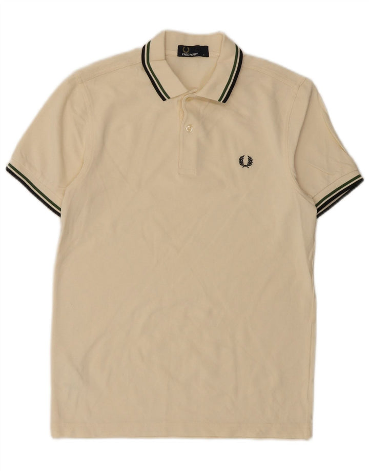 Fred Perry Herre poloskjorte lille hvid bomuld