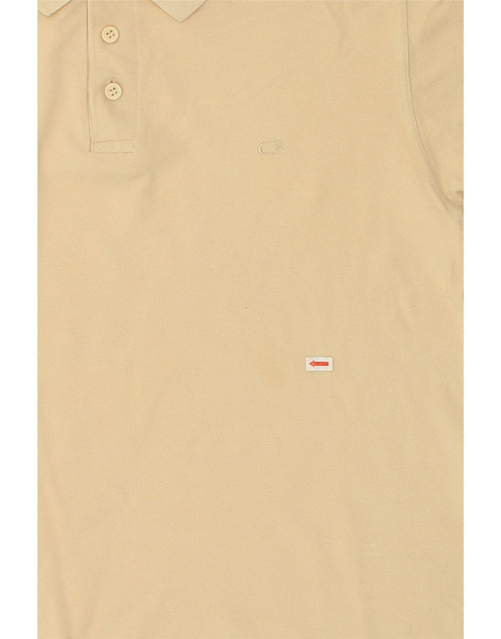 CARRERA Mens Polo Shirt Small Beige Cotton Vintage Carrera and Second-Hand Carrera from Messina Hembry 