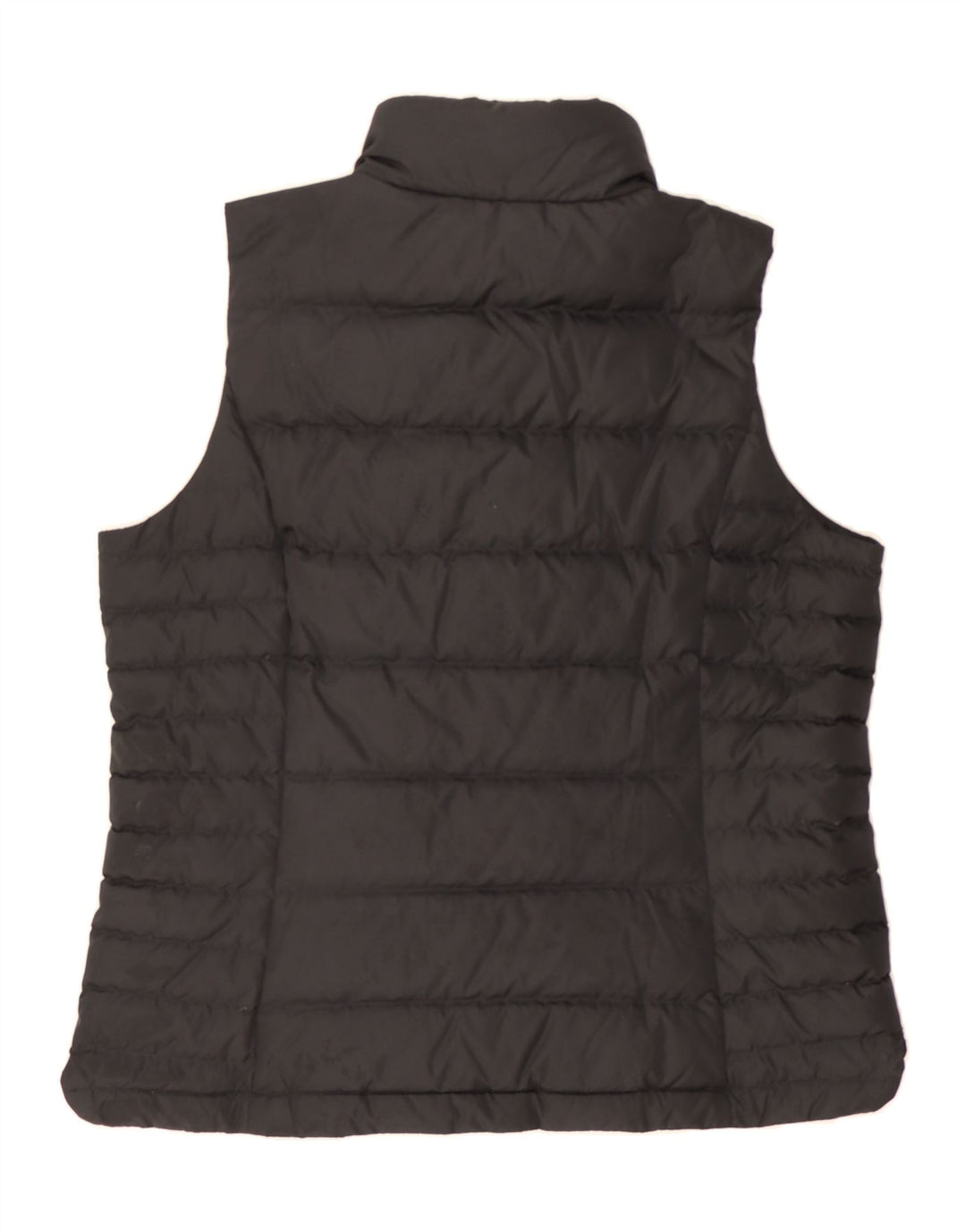 LANDS END Mens Padded Gilet UK 40 Large Black Polyester Vintage Lands End and Second-Hand Lands End from Messina Hembry 