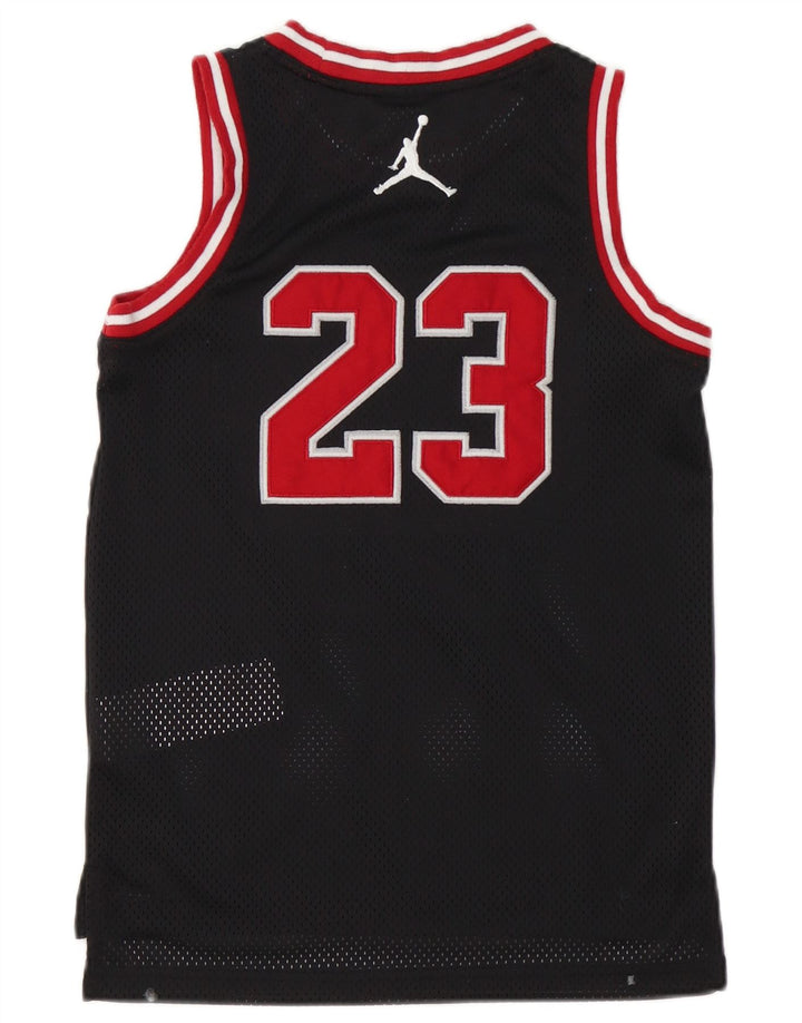 Jordan Boys Grafisk Vest Top 8-9 år Lille sort polyester