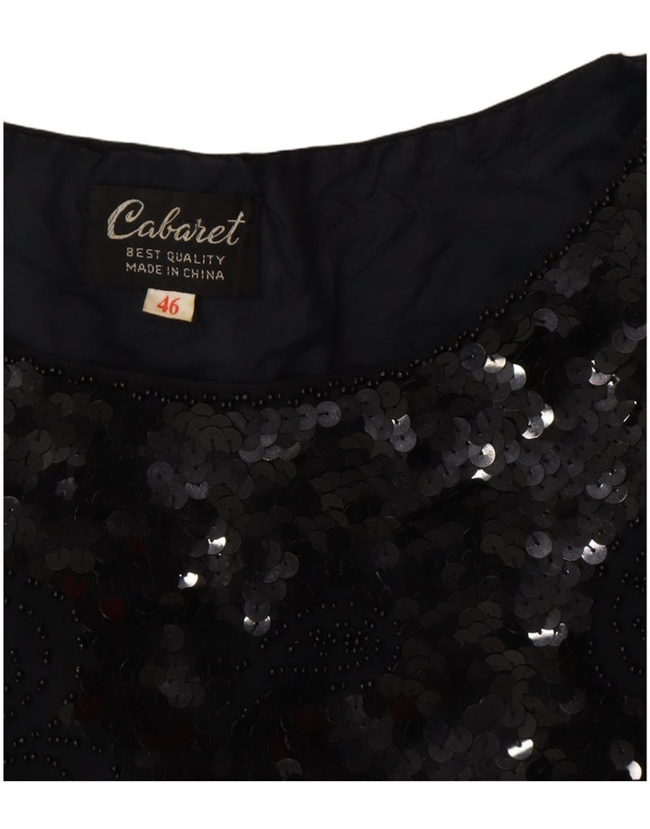 Vintage damebluse Top IT 46 Large Black