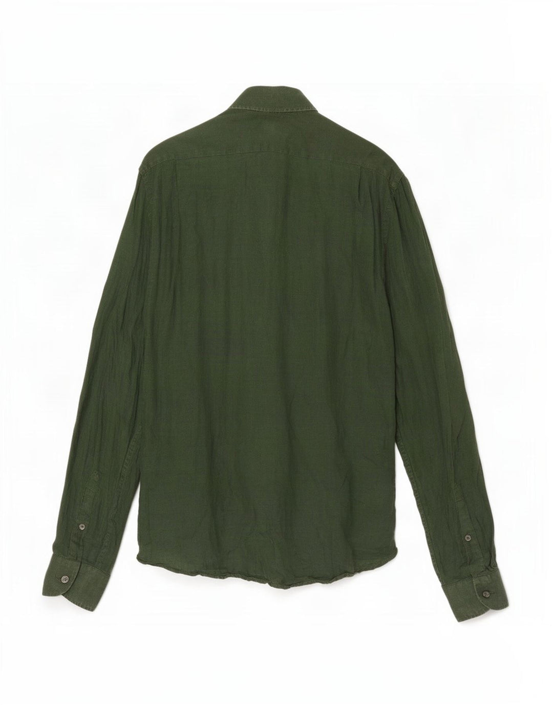 Reiss Herre Regular Fit skjorte Medium Green Linen
