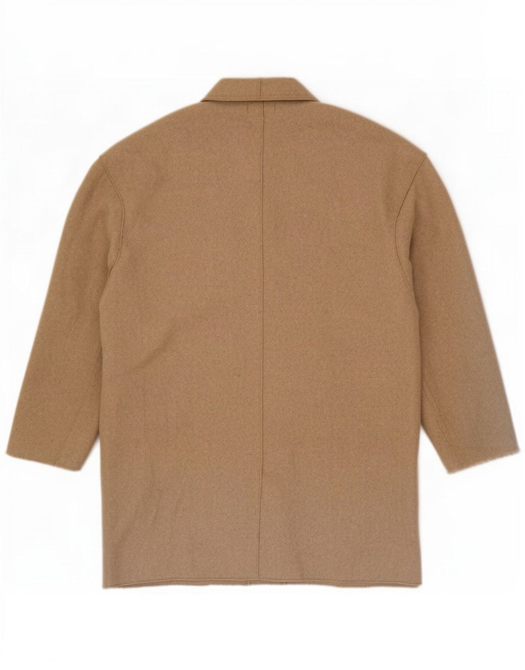 Zara Dame Trafaluc Overfrakke UK 16 Large Beige Polyester