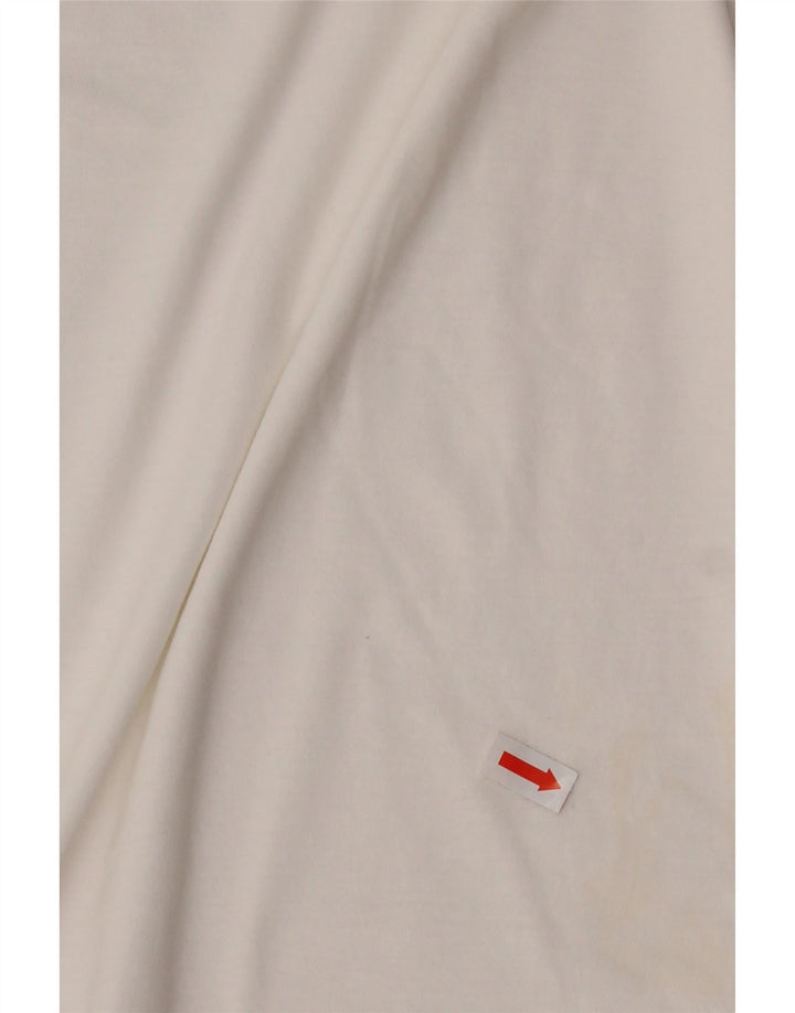 LEVI'S Womens T-Shirt Top UK 2 2XS White Cotton