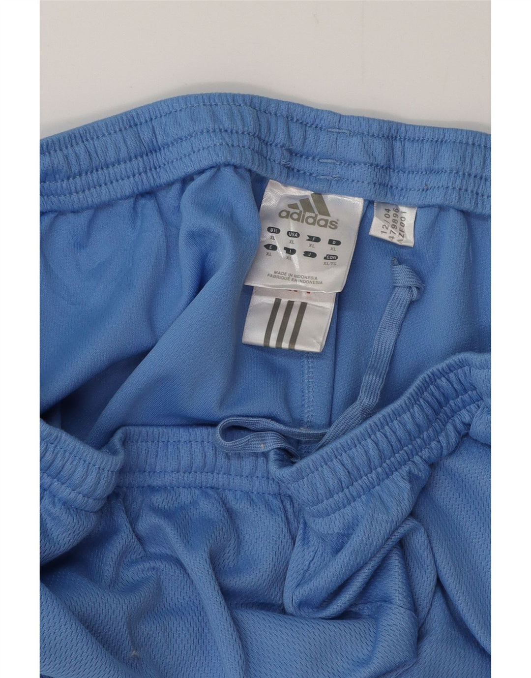 ADIDAS Capri træningsdragt bukser til kvinder UK 18 XL Blå polyester