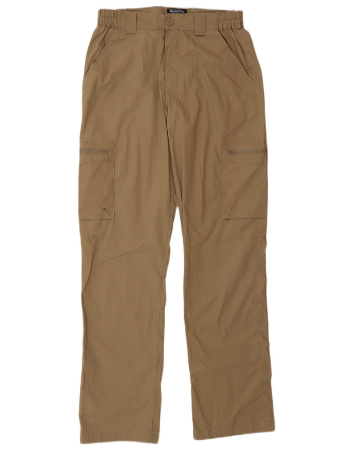 FAT FACE Herre Straight Cargo Bukser W28 L32 Beige Polyester